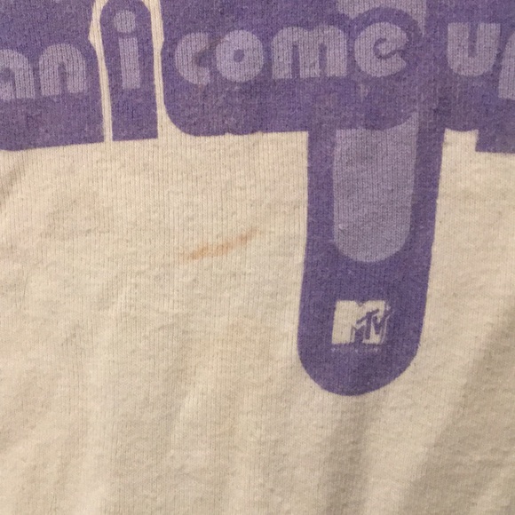 MTV TRL Vintage Crop Top * Carson Can I Come Up * - Picture 2 of 4